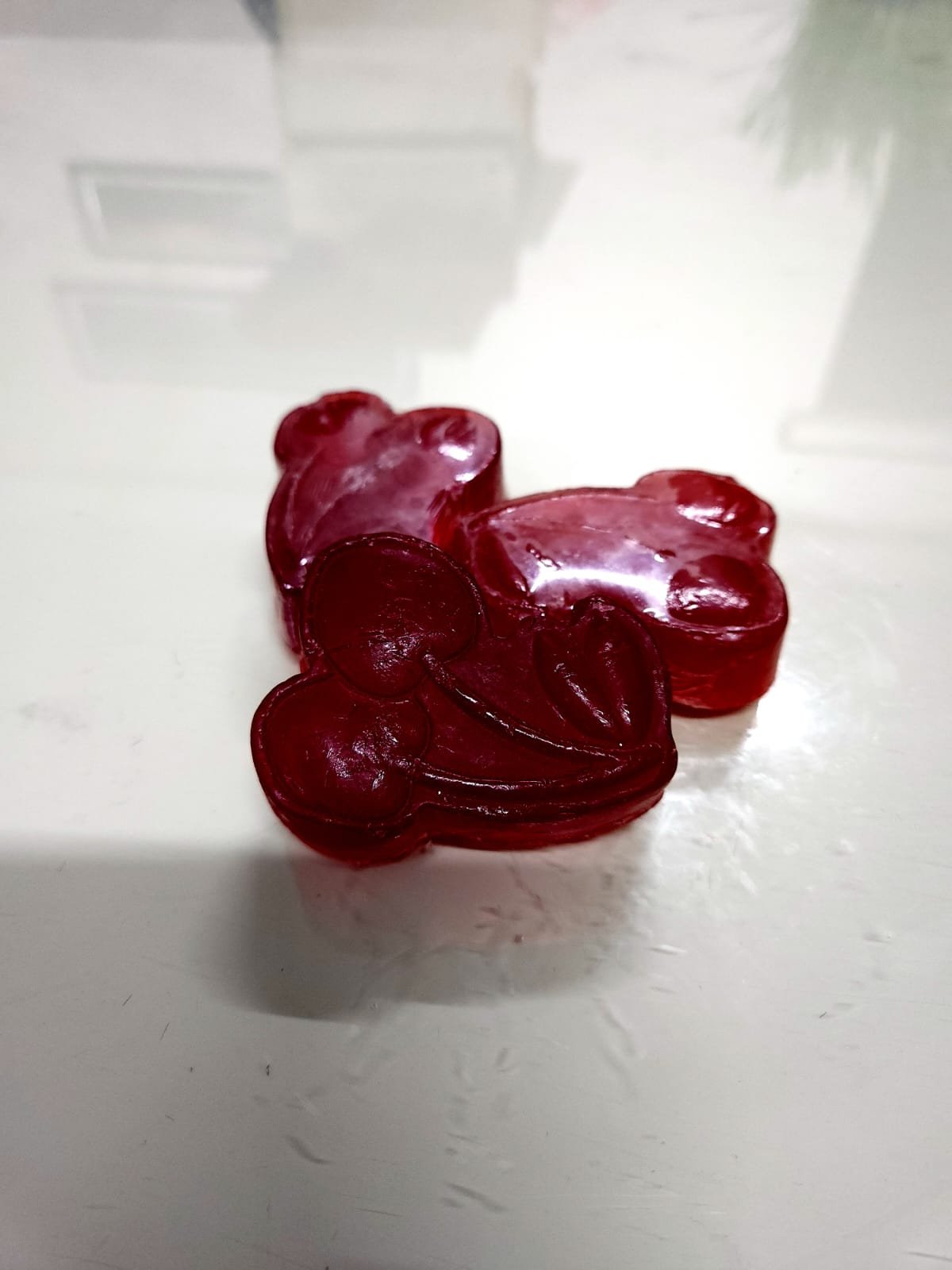 Cherry Glycerine soaps pack of 2